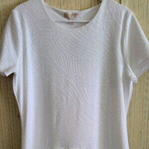 Fun, white short sleeve dress.